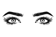 Vector Women's Eye., an Object Graphic by Gomolach (Thumbnail 16 of 18)