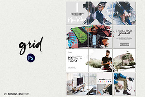 Agenda Insta Grid Triple Posts