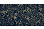 Luxury line leaves art deco patterns, a Pattern Graphic by Marylia (Thumbnail 13 of 16)