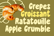 Avocado Croissant - Playful Font, a Handwritten Font by Viswell (Thumbnail 4 of 9)