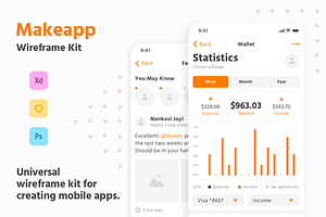 Makeapp Wireframe Kit
