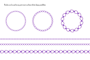 Embroidery Stitch Circle Frames