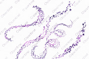 Purple Watercolor Celestial Stars, an Illustration by ClipartBrat Graphics (Thumbnail 4 of 6)