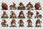 Strawberry Gnome PNG Clipart, a Seasonal Illustration by Nicolle's Colorful Art (Thumbnail 4 of 4)
