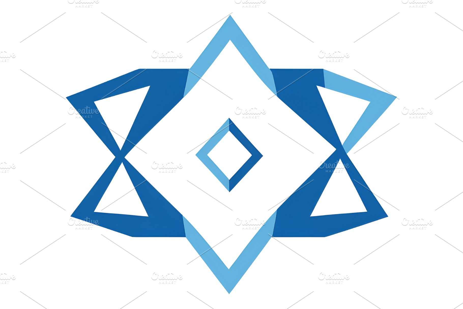 Blue Diamond abstract Shapes Image, an Abstract Photo by ComfortQ