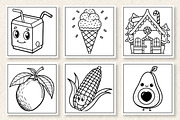 Food Drinks & Sweets Coloring Book, a Photo by Wow Magic (Thumbnail 3 of 3)