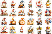 Fall Vibes Gnomes Thanksgiving Clipa, an Illustration by Sublimation Artist (Thumbnail 2 of 6)