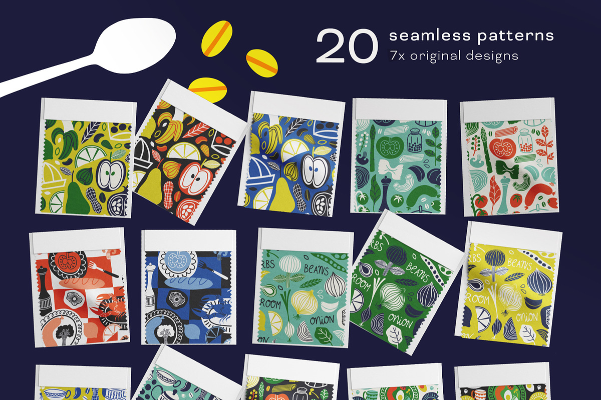 Folky Feast Graphic Collection, a Food Illustration by rouxsupplyco (Photo 4 of 12)