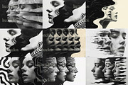 25 Optical Illusion Faces Artwork, a Person Illustration by Incomelion (Thumbnail 5 of 9)