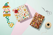 Christmas Elf Factory Vector Kit, a Seasonal Illustration by Svitlana Kharchuk (Thumbnail 11 of 13)