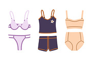 Modern women underwear, lingerie set, an Object Illustration by Good Studio (Thumbnail 2 of 16)