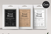 Canva Wax Melts Label LA005-Indiana, a Stationery Template by Draca Design Co (Thumbnail 2 of 3)