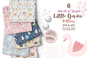 Adorable & Joyful Garden Patterns, a Pattern Graphic by DrawStudio1988 (Thumbnail 4 of 9)