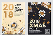 Set of 10 Christmas Party Flyer, a Flyer Template by Creative Graphics (Thumbnail 10 of 12)