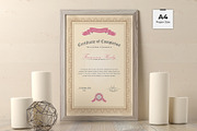 Canva Certificate Template, a Stationery Template by DesignDevisers (Thumbnail 2 of 9)