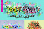 Watercolor Text Paint Plugin, an Action Add-On by MRI STUDIO (Thumbnail 1 of 20)