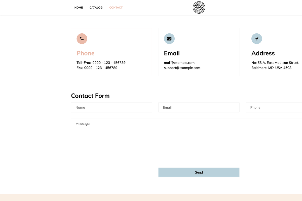 Shopify Candle Theme Light Blue, a Templates & Theme by Exclusive Themes (Photo 6 of 10)
