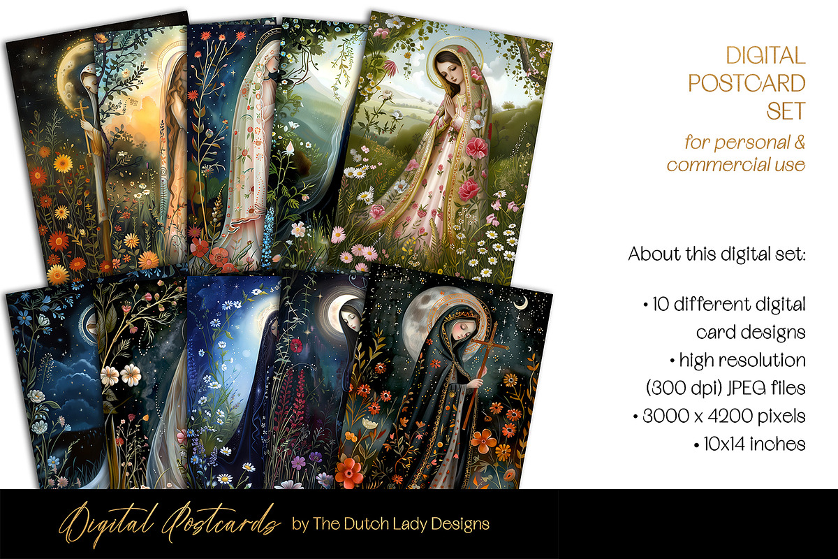 The Virgin Mary Postcards & Art Prints