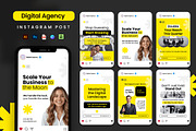 Clean Digital Agency - Social Media, a Social Media Template by Jiwstudio (Thumbnail 1 of 5)