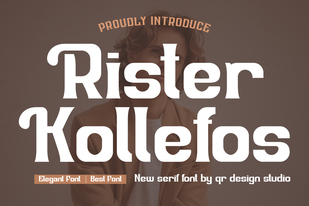 Rister Kollefos, a Serif Font by QR Design Studio (Photo 1 of 10)