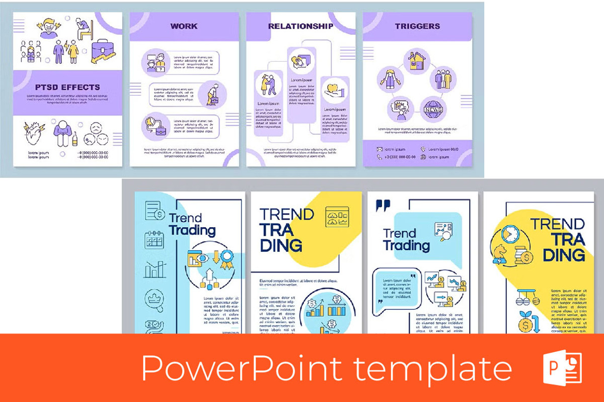 Life with PTSD/Trend trading brochur