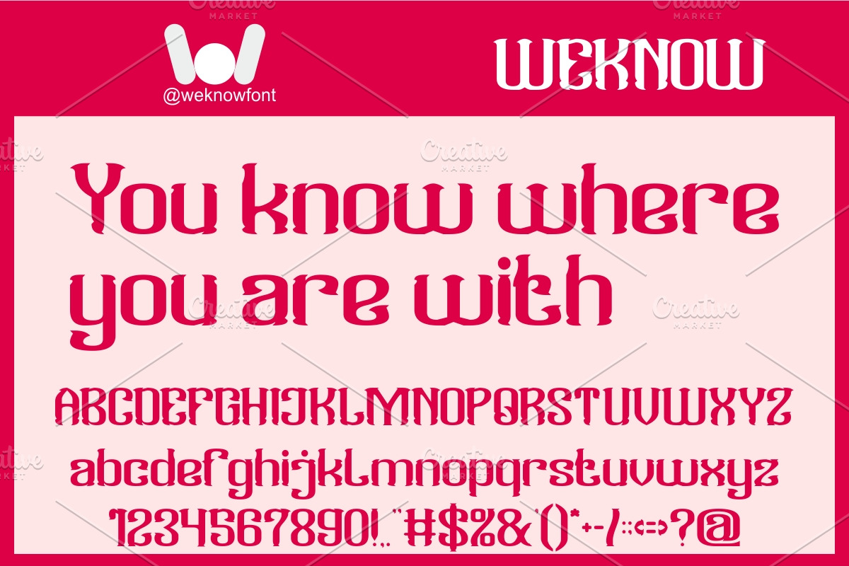 Mighty Hearts font, a Blackletter Font by weknow (Photo 5 of 8)