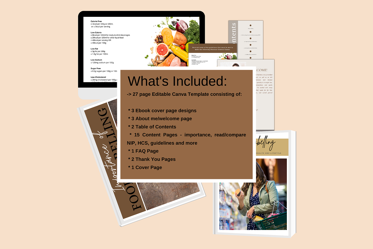Importance of Reading Food Labels, a Books & Magazine Mockup by Millennials Marketing (Photo 5 of 7)