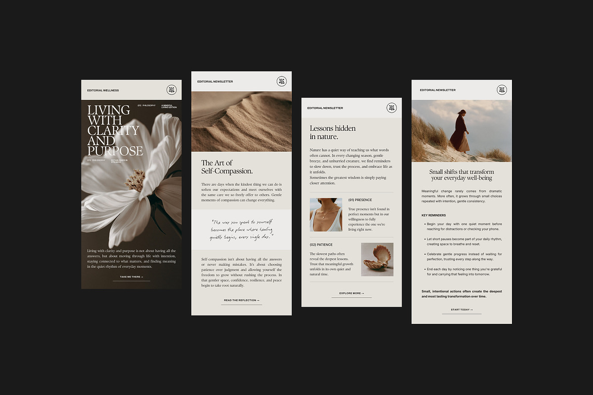 Editorial Newsletter Templates, an Email Template by Wildnun Studio (Photo 14 of 18)