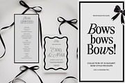 Bows Bows Bows! Chic Card Mockups, a Product Mockup by Muse Mockups (Thumbnail 1 of 12)