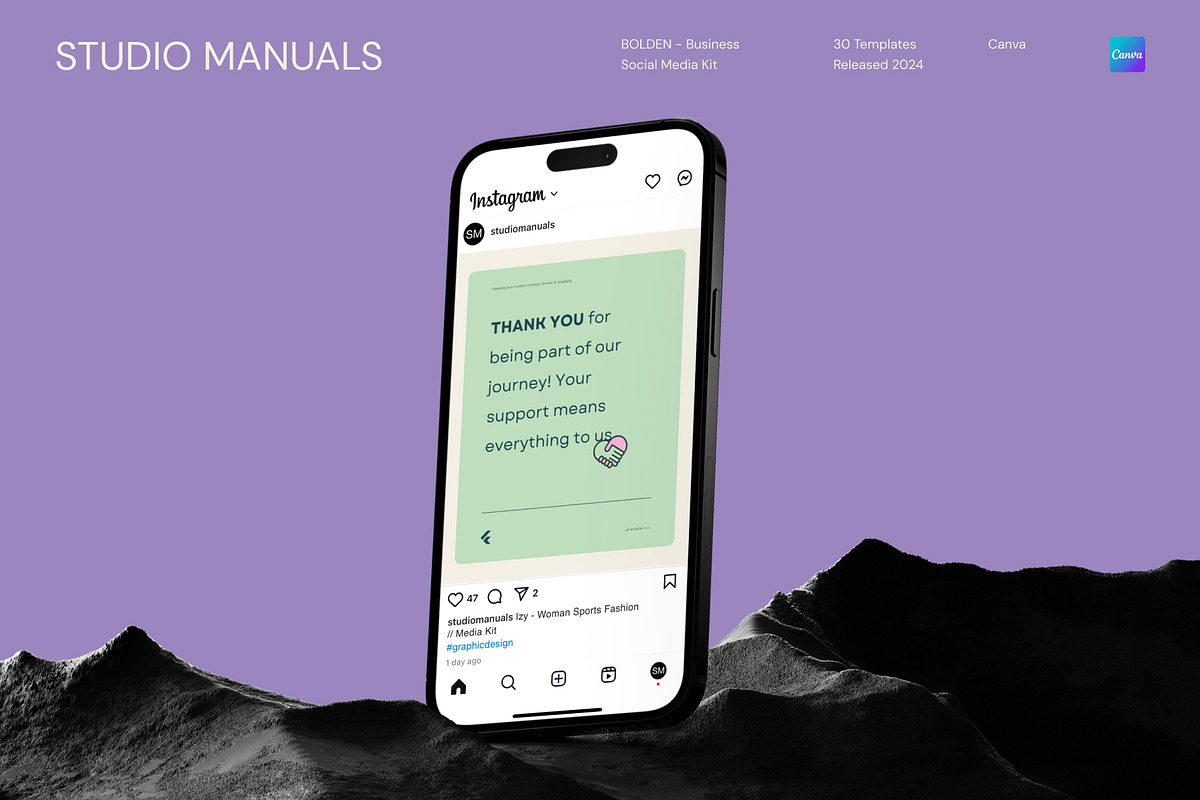 BOLDEN - Business Social Media Kit, a Social Media Template by Studio Manuals (Photo 7 of 8)