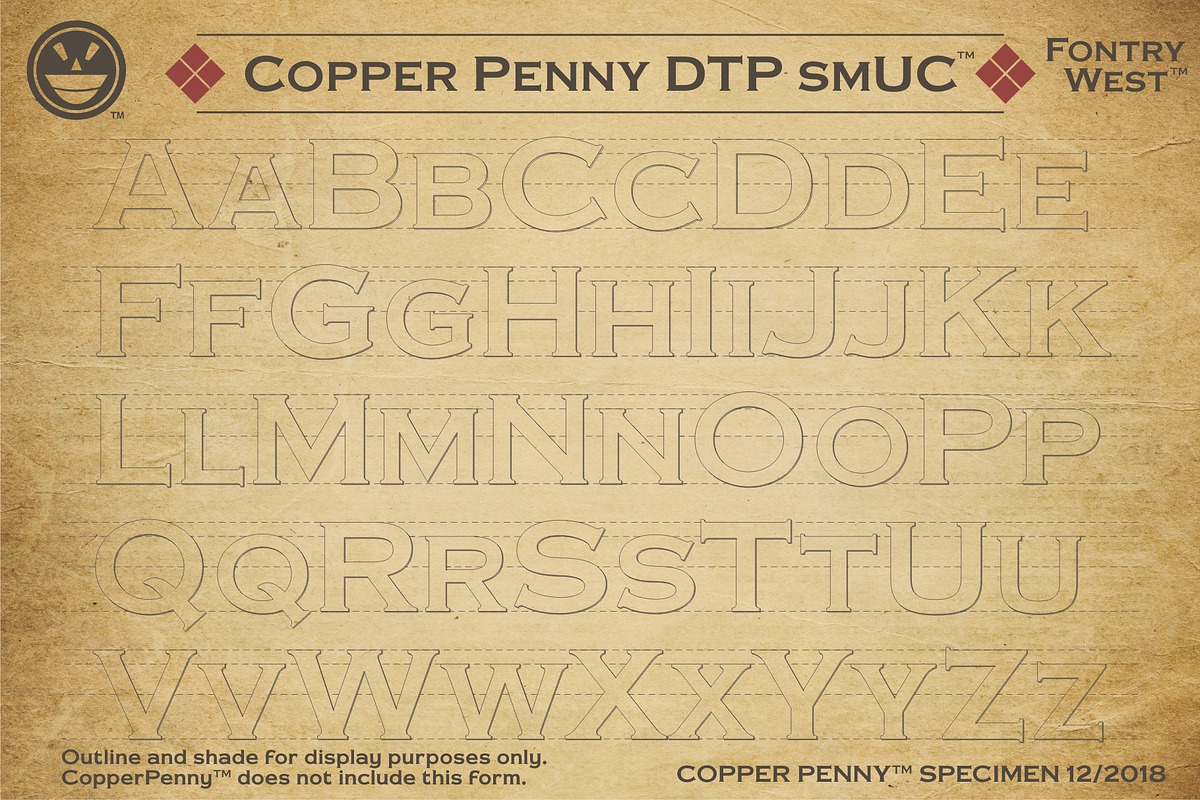 Copper Penny™ Font Collection preview 3