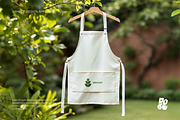 White Apron Mockup Set - Vol 2, a Household Mockup by DOBE Studio (Thumbnail 6 of 8)
