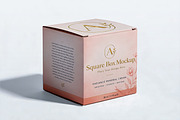 Square Box Mockup, a Packaging Mockup by Pitchlook.Studio (Thumbnail 2 of 4)