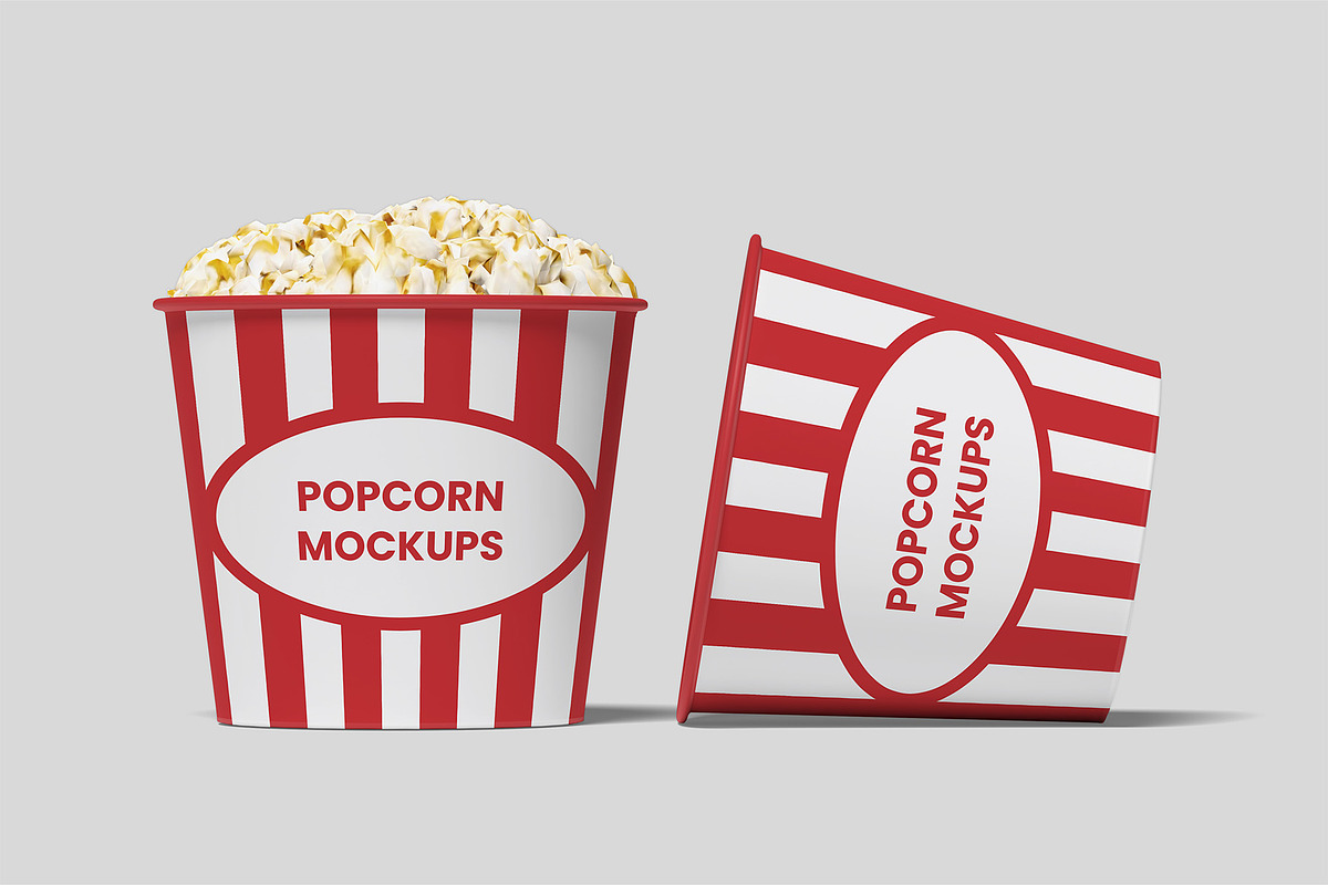 Popcorn Bucket Mockup Bundles, a Cups & Container Mockup by Compositing Studio (Photo 14 of 20)