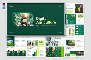 Digital Agriculture Presentation, a Presentation Template by E-Type
