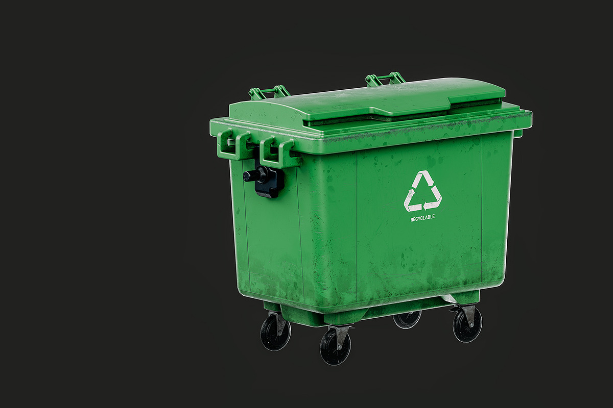 Outdoor Trash Can, an Object 3D Model by Artem Varnitsin (Photo 8 of 8)