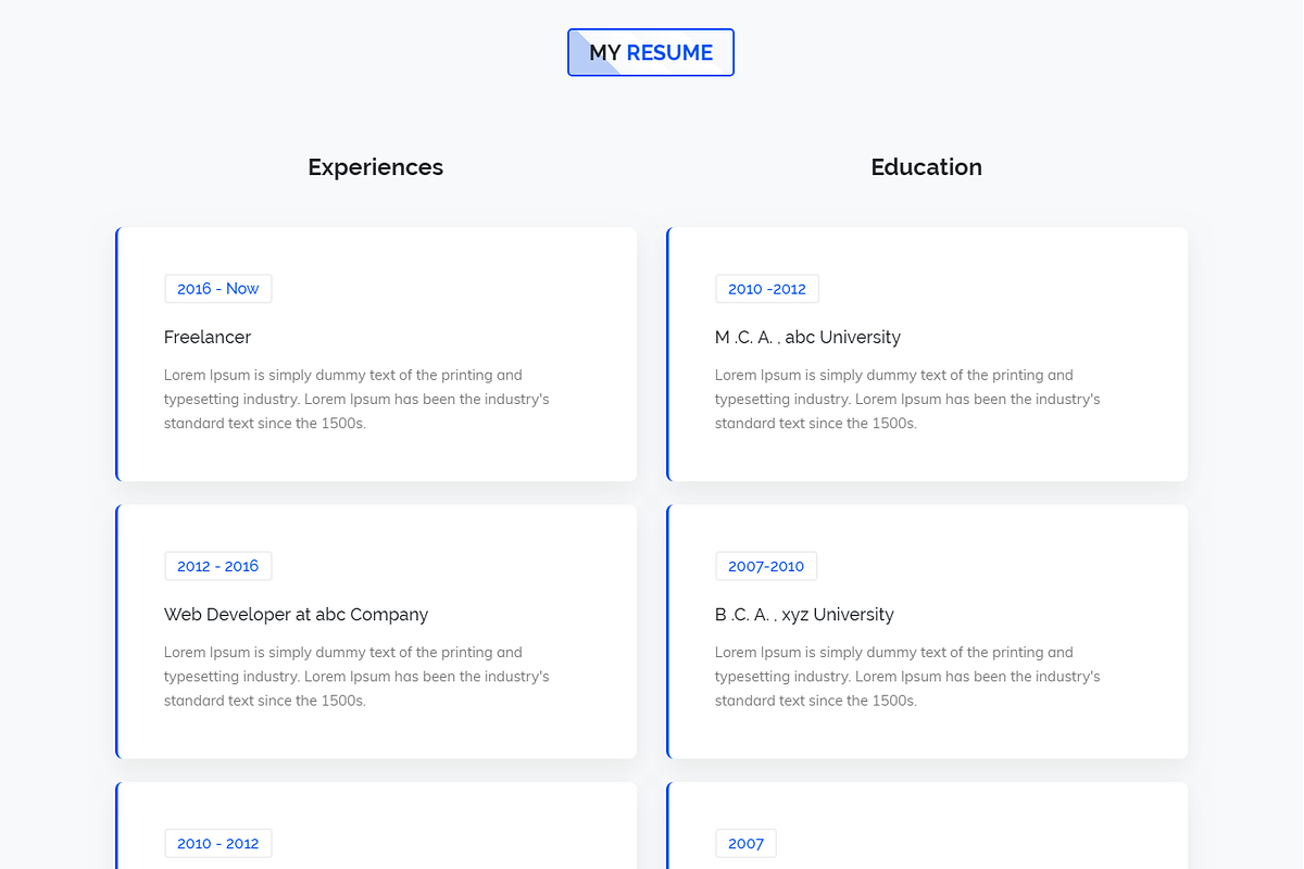 Stravix -Personal Portfolio Template, a Bootstrap Template by Pichforest Studio (Photo 4 of 5)