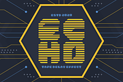 Space Sparkle - Cyber Punk Font, a Font by PutraCetol Studio (Thumbnail 4 of 11)