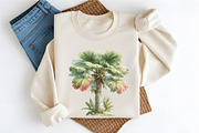 Watercolor Palm Tree PNG Clipart, a Seasonal Illustration by RobertsArt (Thumbnail 6 of 7)