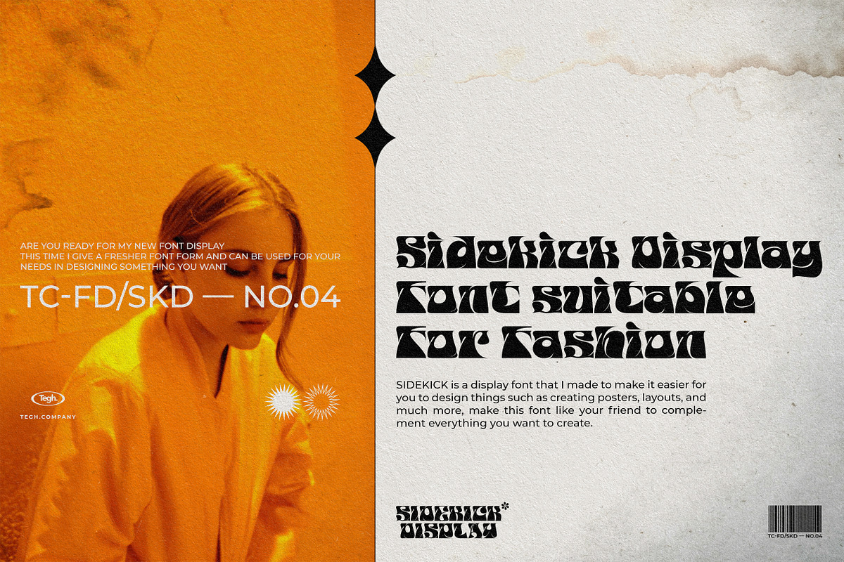 Sidekick Display font, a Font by Tegh co. (Photo 7 of 10)