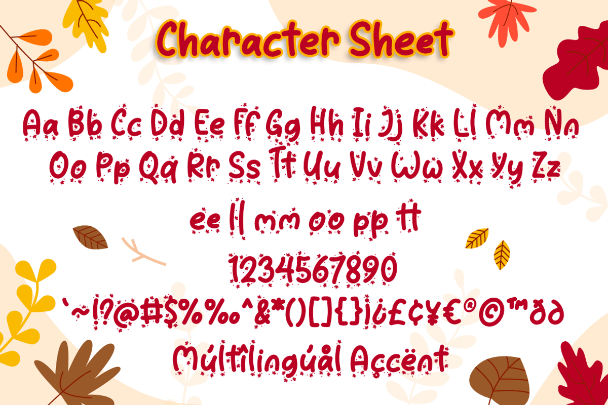 Sweet Maple, a Font by Attype (Photo 7 of 8)
