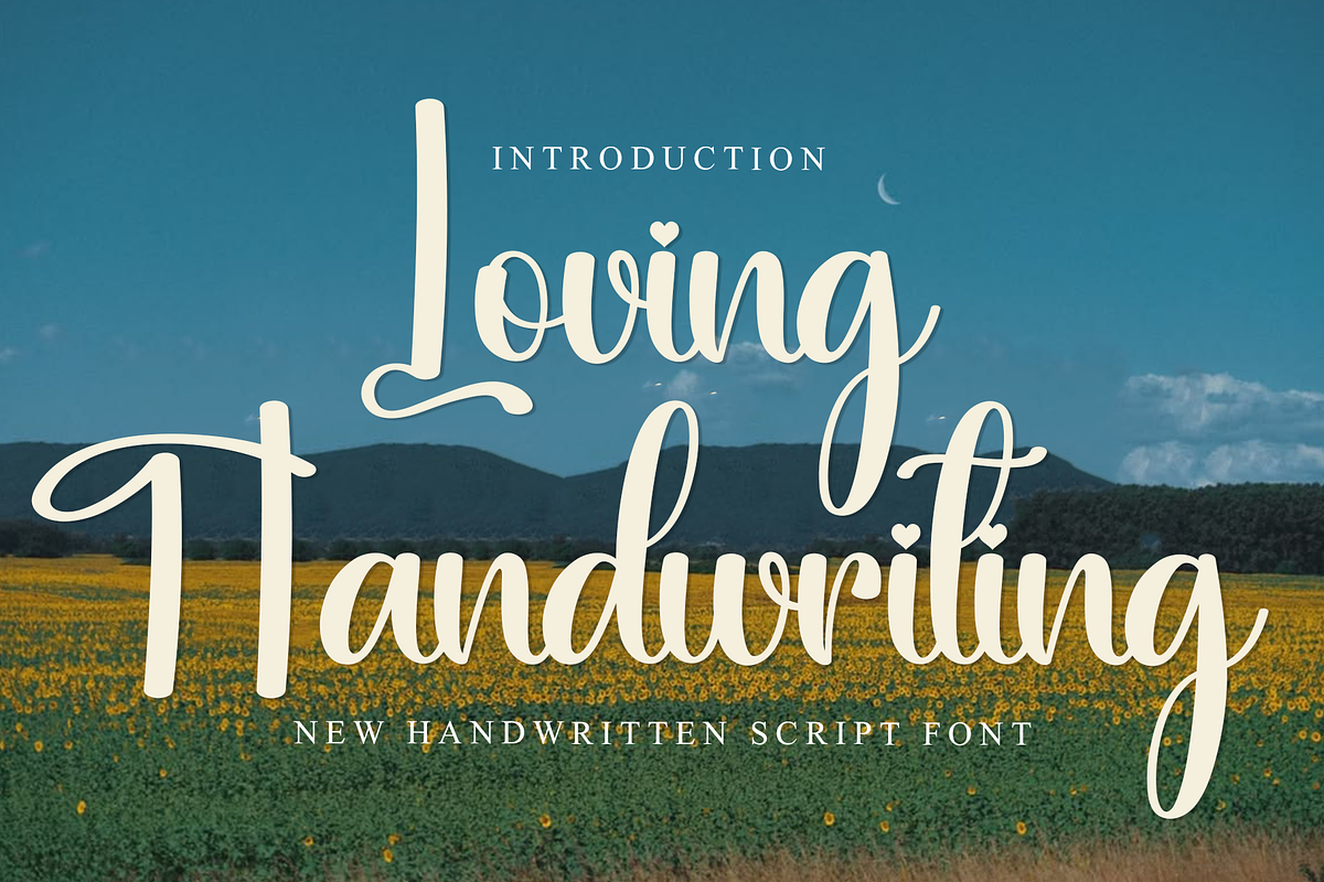 Loving Handwriting, a Handwritten Font by InermediaSTUDIO (Photo 1 of 8)