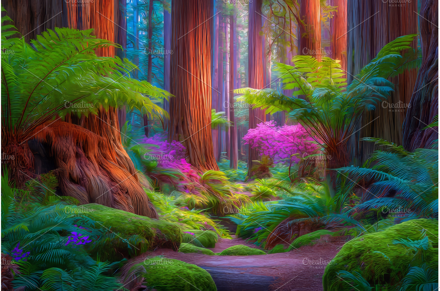 In California, Redwoods National, a Nature Photo by ZinetroN