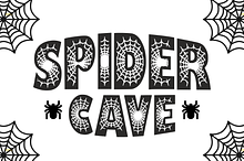 Spider Cave - Cartoon Font Types
