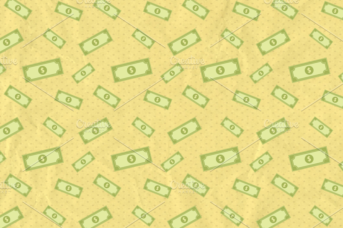 Dollar Bill Pattern, a Pattern Graphic by gina_art