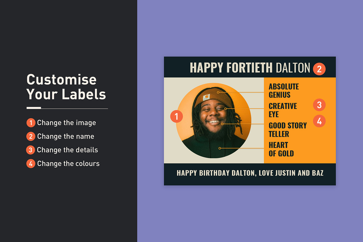 Dalton Bottle Label Template, a Stationery Template by Mountain Folk Creative (Photo 3 of 5)