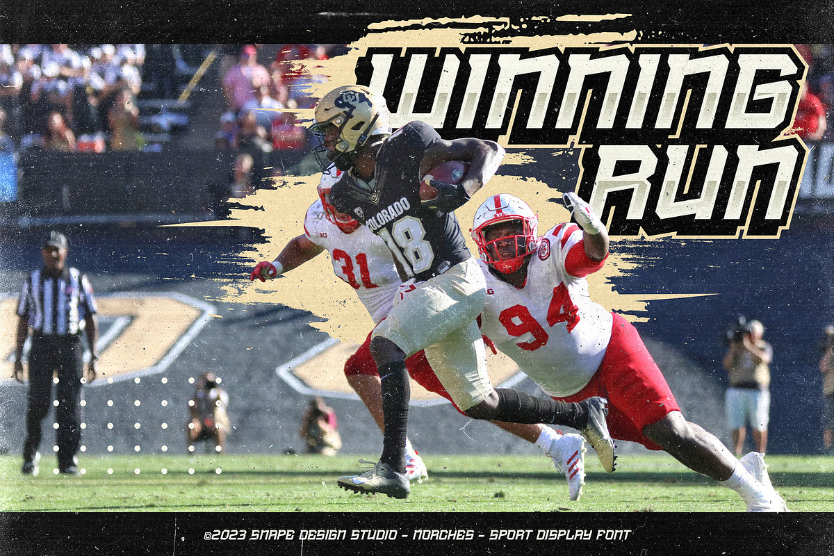 Norches - Sport Font, a Sans Serif Font by Snape Design Studio (Photo 4 of 5)