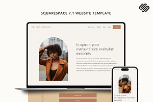 Squarespace 7.1 Template: Michelle