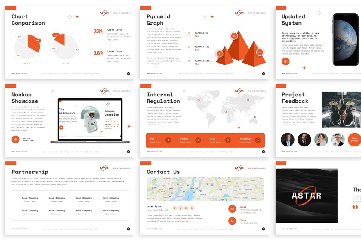 Astar - Space Powerpoint Template, a Presentation Template by SlideFactory (Photo 4 of 4)