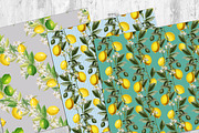 Lemon Pattern Papers, a Pattern Graphic by NastiaDesignsPrints (Thumbnail 5 of 7)